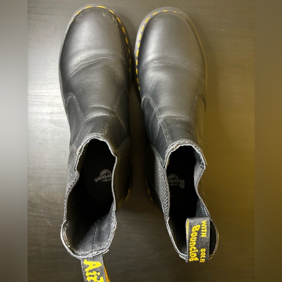 Dr. Marten's Women's Black/Leather Casual Ankle Slip On Boots Size 10 - Picture 4 of 7